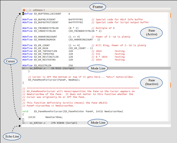 Hello1.sc run from scEmacs.